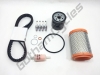 Ducati Full Service Kit - Timing Belts, Spark Plugs, Air/Fuel/Oil Filters: Hypermotard 1100 MCD03V