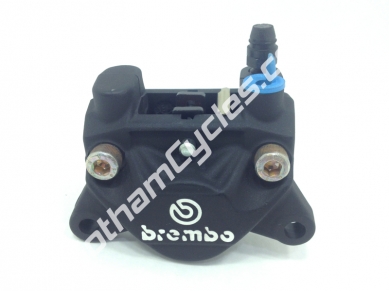 Ducati Brembo P32 Rear Brake Caliper Top Inlet and Bleed Black: 748-998, Monster, SS 61140251A