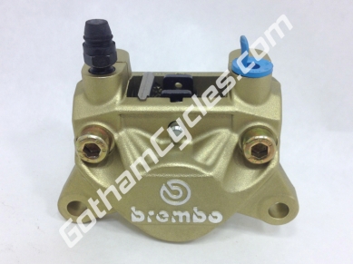 Ducati Brembo 32mm Rear Brake Caliper Top Opposable Inlet and Bleed Gold: Monster S2R 800/1000/S4R/S4RS 20516190