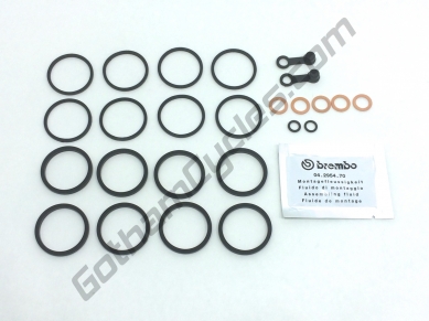 Ducati Brembo 100mm Radial 2 Pad Front Brake Caliper Seal Rebuild Repair Kit Radial_2_Pad_Seals