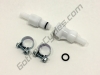 Acetal Quick Release Disconnect Set: 1/4" 81440101A_barbed