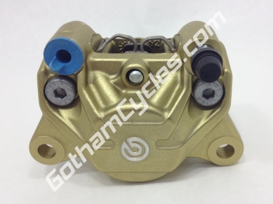 Ducati Brembo P32G Rear Brake Caliper Side Inlet and Bleed Gold 20695021 20B85120
