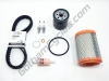 Ducati Full Service Kit - Timing Belts, Spark Plugs, Air/Fuel/Oil Filters: Monster 696/796 P400110400024