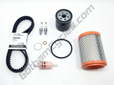Ducati Full Service Kit - Timing Belts, Spark Plugs, Air/Fuel/Oil Filters: Monster 696/796 GC_service_M696796
