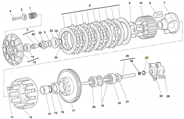 Ducati Hydraulic Clutch Slave Cylinder Viton O-Ring 88640431A 064792170
