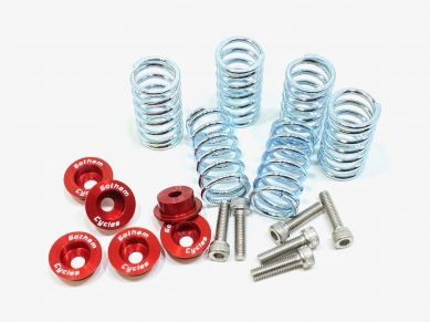 Ducati Dry Clutch Billet Springs Retainer Caps Kit pressure_plate_springs_kit