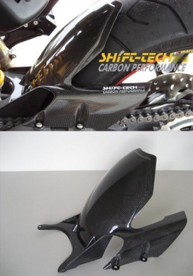 Ducati Carbon Rear Fender / Hugger: Hypermotard 