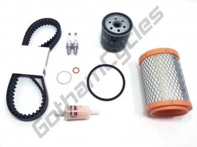 Ducati Full Service Kit - Timing Belts, Spark Plugs, Air/Fuel/Oil Filters: Hypermotard 796 GC_service_HM796